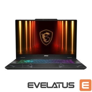 Laptop computer MSI  Notebook||CPU Intel Core 7|240H|17.3 "|1920 x 1080 pixels|RAM 16 GB|DDR5-SDRAM|SSD 512 GB|Discrete graphics NVIDIA GeForce RTX 5060|8 GB|On-board graphics Yes|Numeric keypad Yes|OS installed Windows 11 Home|Colour Black|Weight 2.4 kg|5600 MHz|CYBORG17B2RWFKG-025NL 