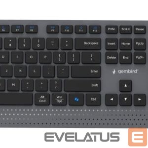 Computer keyboard Gembird  KEYBOARD +MOUSE WRL ENG/BK KBS-WPS-02 
