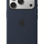 Back panel cover Apple  MGFH4ZM/A iPhone 17 Pro Silicone Case with MagSafe, Midnight 