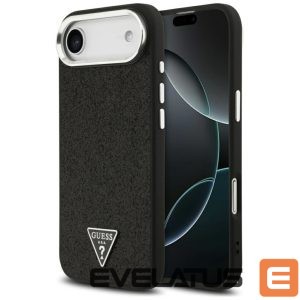 Other goods Guess  Guess Glitter Triangle Logo MagSafe Case for iPhone 17 Air - Black 