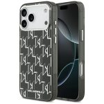 Back panel cover Karl Lagerfeld  Karl Lagerfeld IML KL Monogram MagSafe Case for iPhone 17 Pro Max - Black 