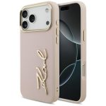 Back panel cover Karl Lagerfeld  Karl Lagerfeld Karl Script Logo Case for iPhone 17 Pro Max - Pink 