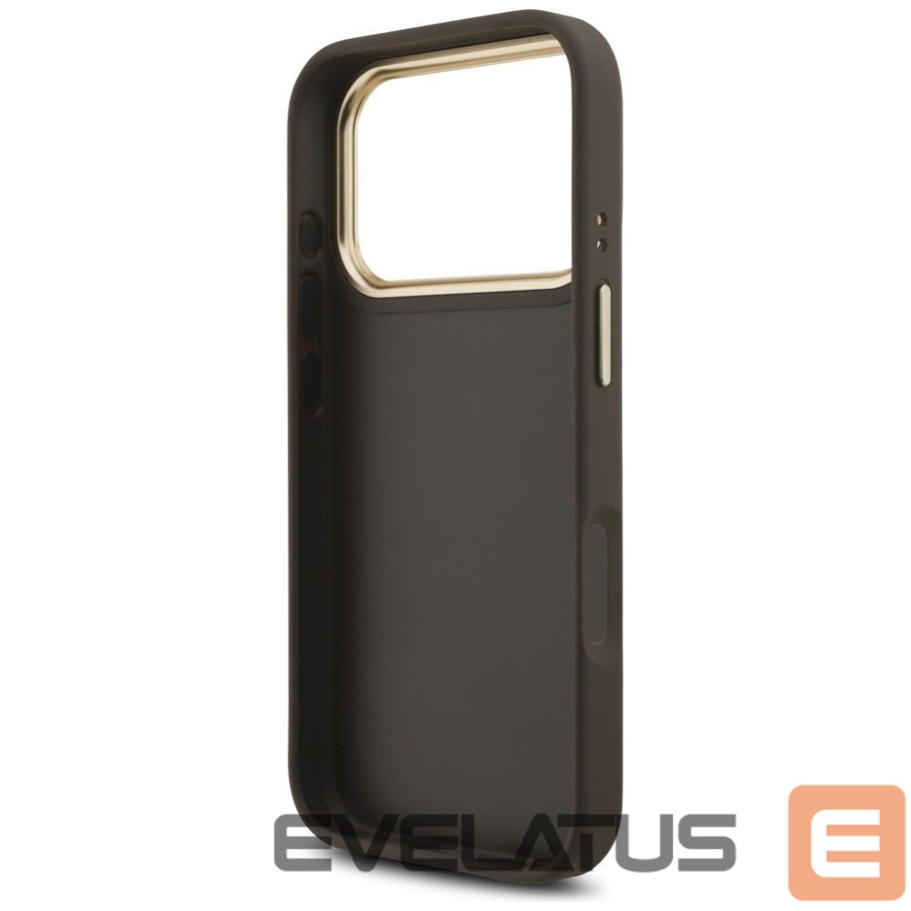 Other goods Guess Guess 4G Big 4G Classic Logo Big Strap Metal Buttons Case for iPhone 17 Pro - Brown