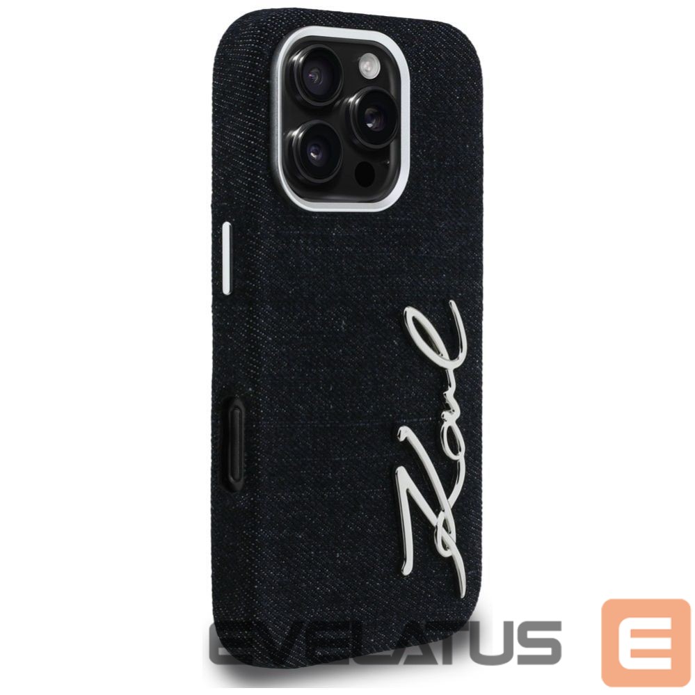 Other goods Karl Lagerfeld Karl Lagerfeld FW Jeans Signature Logo iPhone 16 Pro Case - Black
