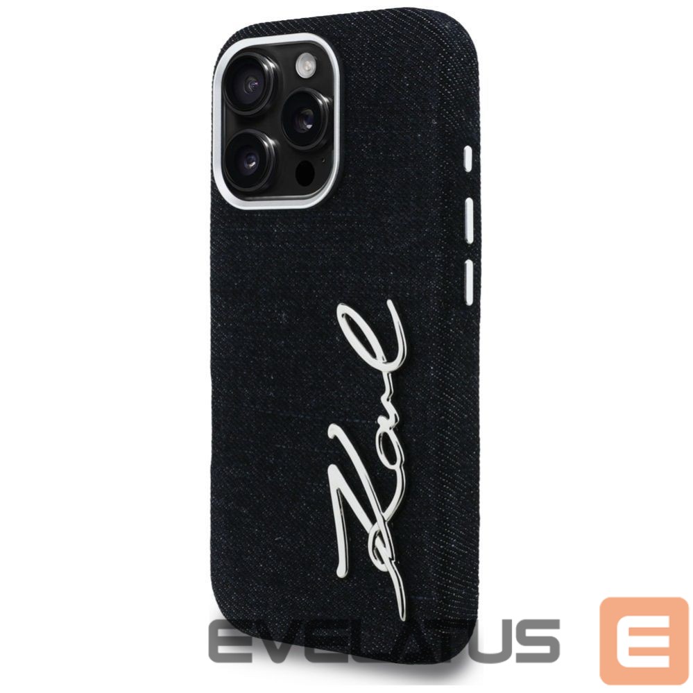 Other goods Karl Lagerfeld Karl Lagerfeld FW Jeans Signature Logo iPhone 16 Pro Case - Black
