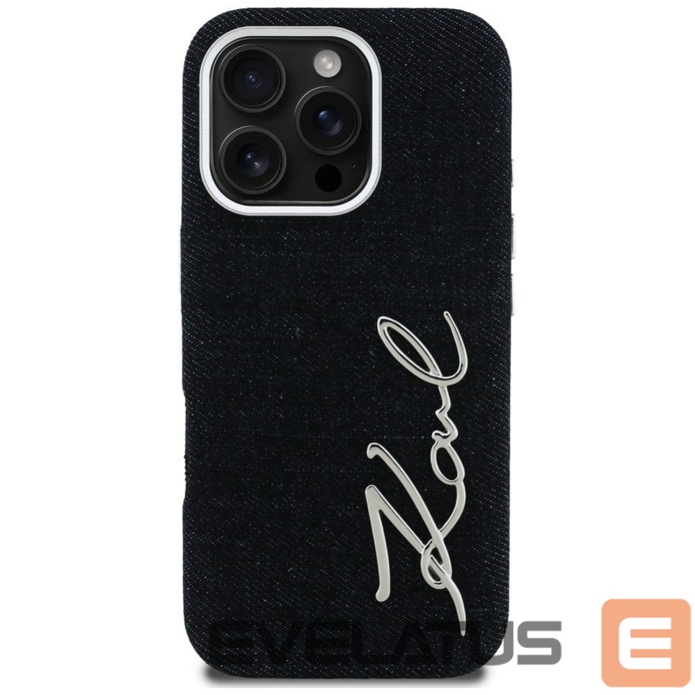 Other goods Karl Lagerfeld Karl Lagerfeld FW Jeans Signature Logo iPhone 16 Pro Max Case - Black