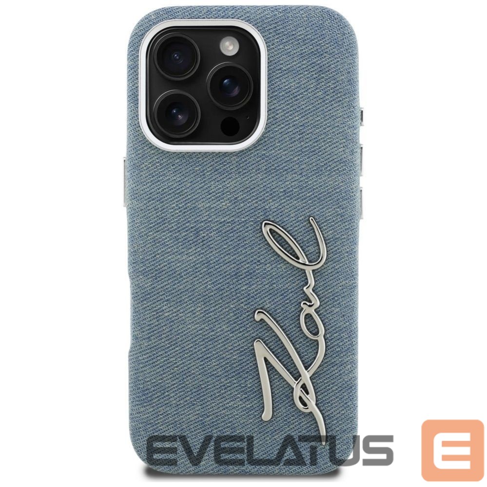 Other goods Karl Lagerfeld Karl Lagerfeld FW Jeans Signature Logo iPhone 16 Pro Case - Blue