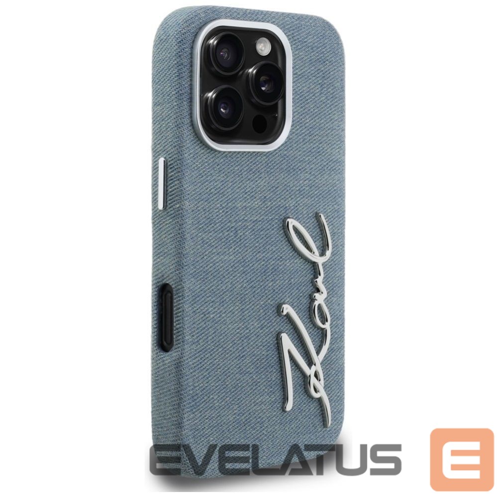Other goods Karl Lagerfeld Karl Lagerfeld FW Jeans Signature Logo iPhone 16 Pro Case - Blue
