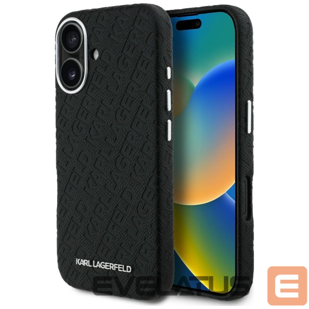 Other goods Karl Lagerfeld Karl Lagerfeld FW Stamped Karl MagSafe iPhone 16 Case - Black