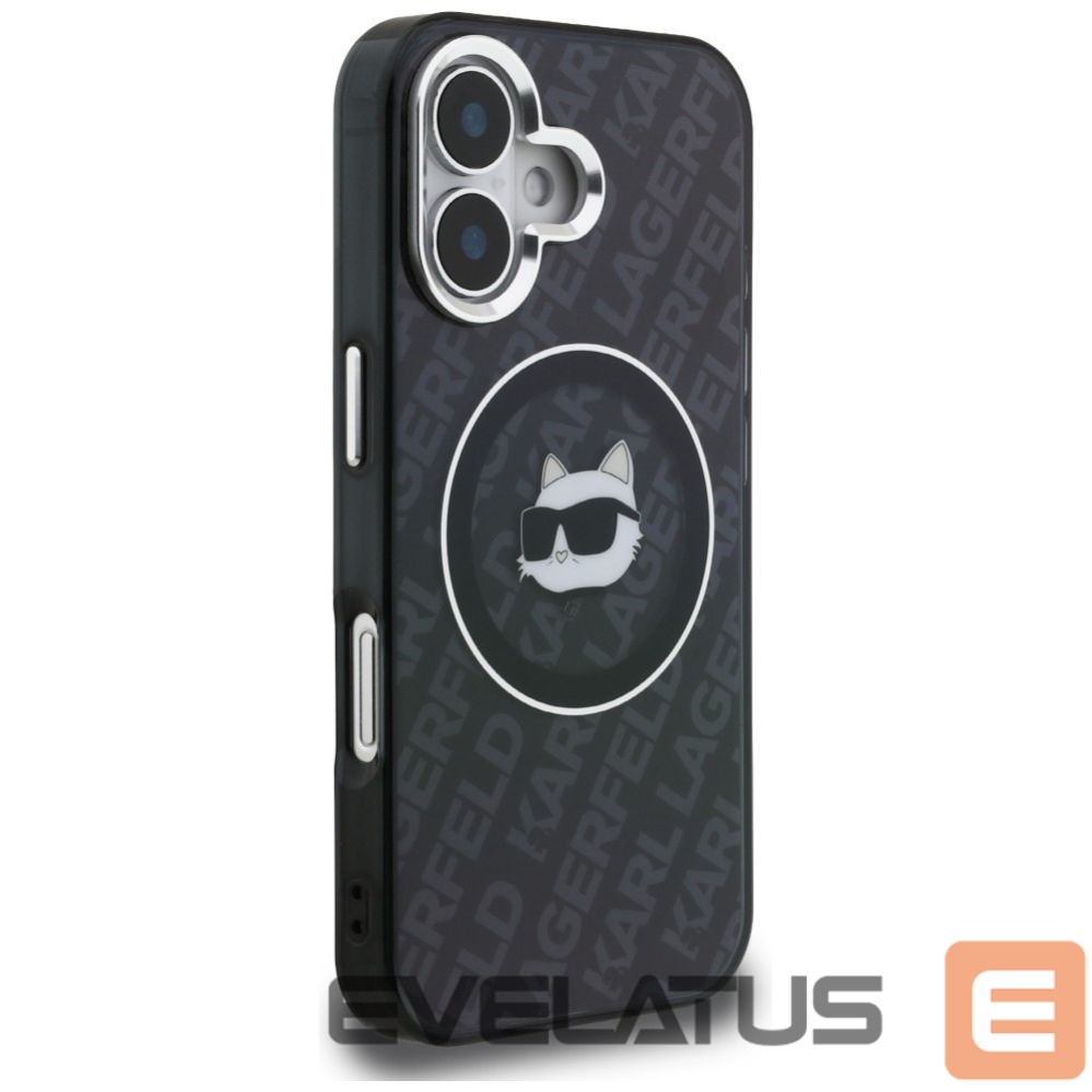 Other goods Karl Lagerfeld Karl Lagerfeld IML Choupette Head Logo MagSafe Case for iPhone 16 - Black