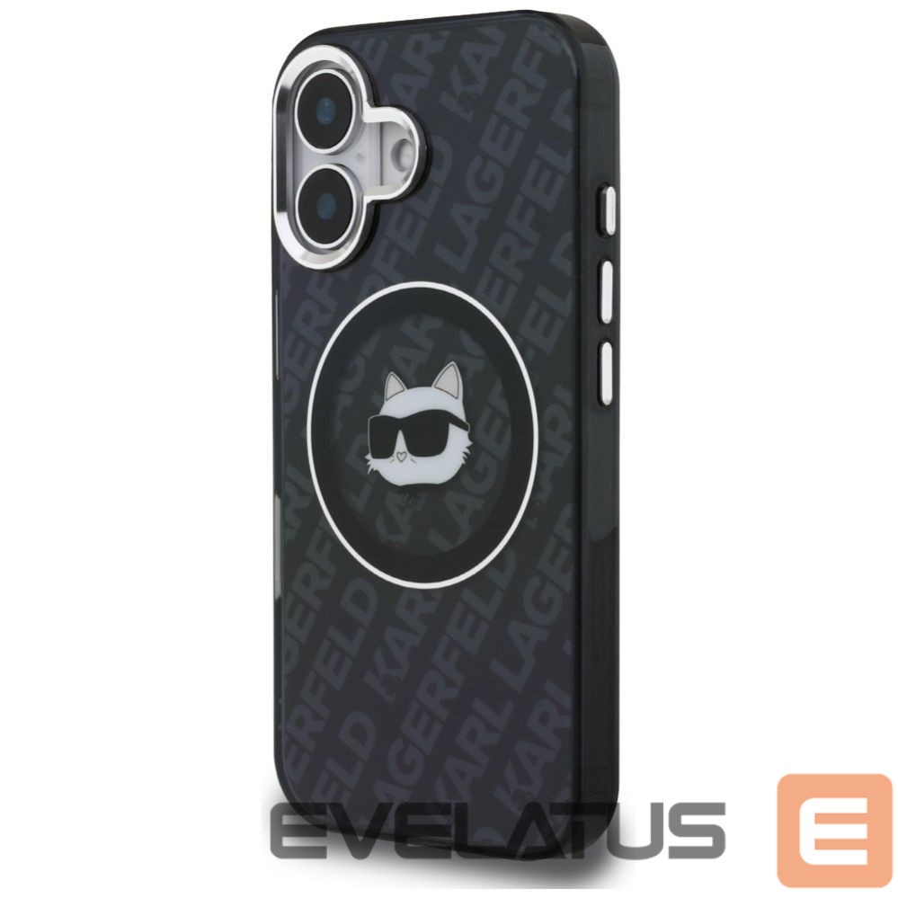 Other goods Karl Lagerfeld Karl Lagerfeld IML Choupette Head Logo MagSafe Case for iPhone 16 - Black