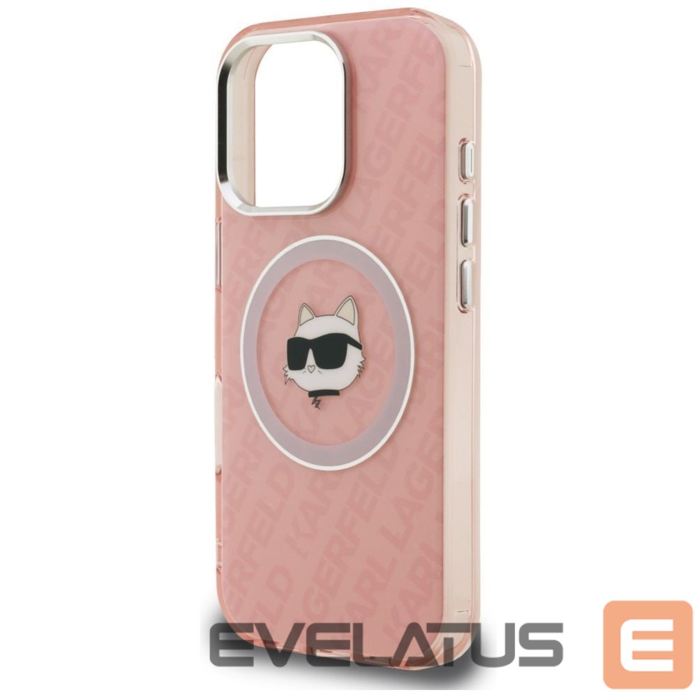 Other goods Karl Lagerfeld Karl Lagerfeld IML Choupette Head Logo MagSafe Case for iPhone 16 Pro Max - Pink