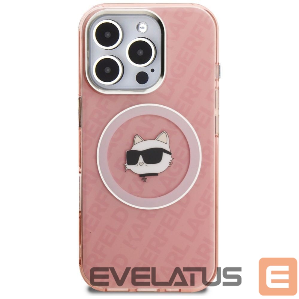 Other goods Karl Lagerfeld Karl Lagerfeld IML Choupette Head Logo MagSafe Case for iPhone 16 Pro Max - Pink