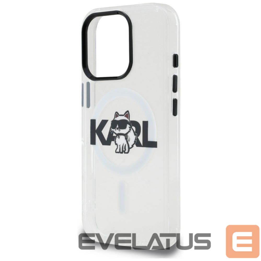 Other goods Karl Lagerfeld Karl Lagerfeld IML Choupette Sketch Logo MagSafe Case for iPhone 16 Pro - Clear