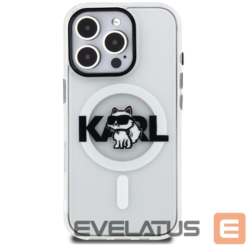 Other goods Karl Lagerfeld Karl Lagerfeld IML Choupette Sketch Logo MagSafe Case for iPhone 16 Pro - Clear