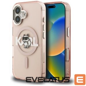 Other goods Karl Lagerfeld  Karl Lagerfeld IML Choupette Sketch Logo MagSafe iPhone 16 Case - Pink 