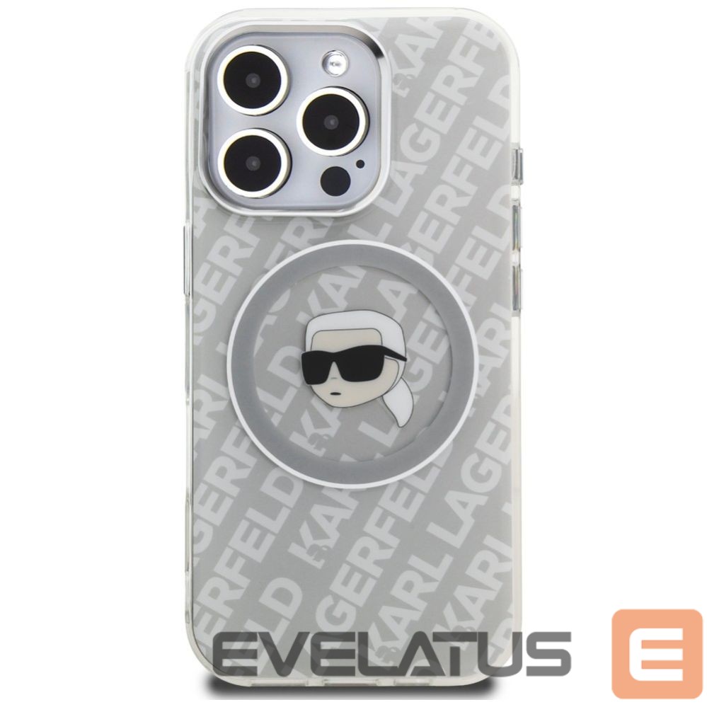 Other goods Karl Lagerfeld Karl Lagerfeld IML Karl Head Logo MagSafe Case for iPhone 16 Pro - Gray