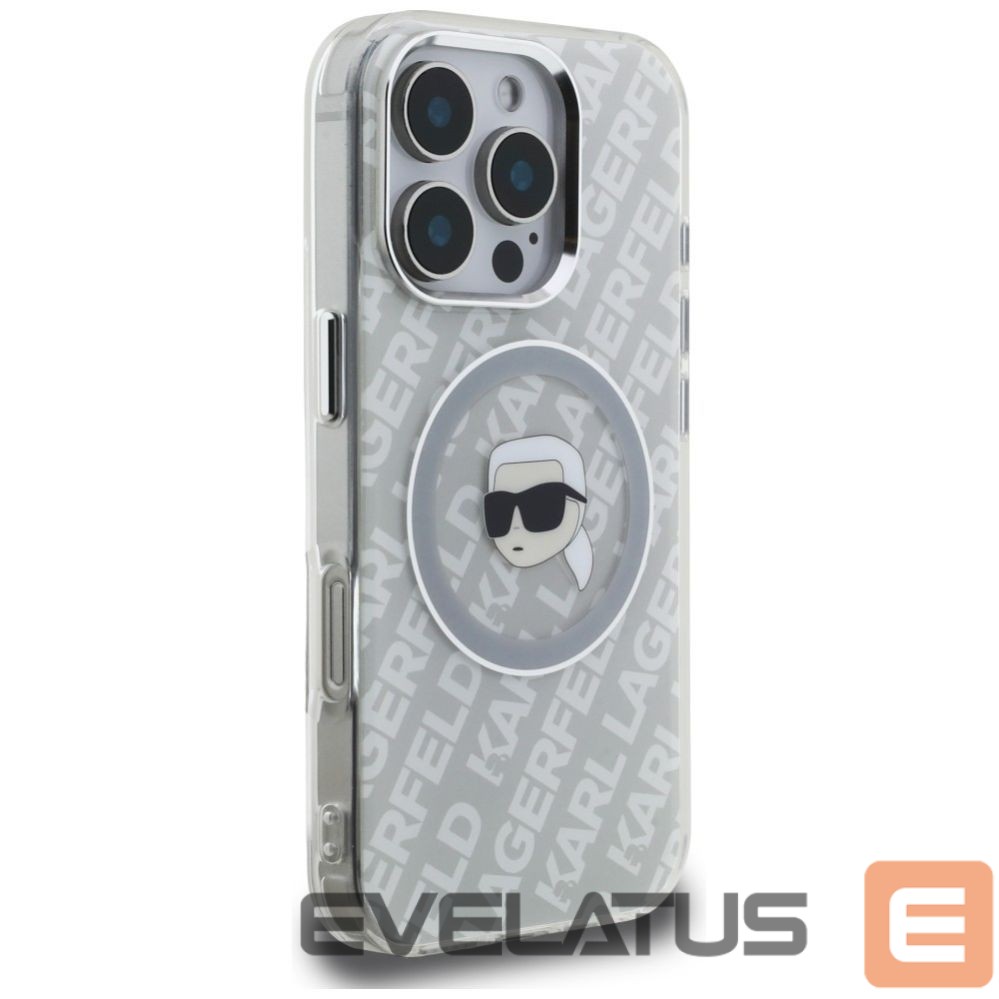 Other goods Karl Lagerfeld Karl Lagerfeld IML Karl Head Logo MagSafe Case for iPhone 16 Pro - Gray