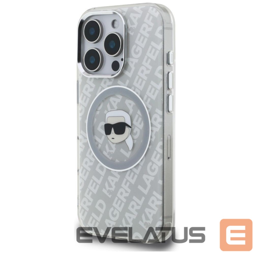 Other goods Karl Lagerfeld Karl Lagerfeld IML Karl Head Logo MagSafe Case for iPhone 16 Pro - Gray