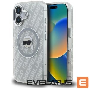 Other goods Karl Lagerfeld  Karl Lagerfeld IML Karl Head Logo MagSafe Case for iPhone 16 - Gray 