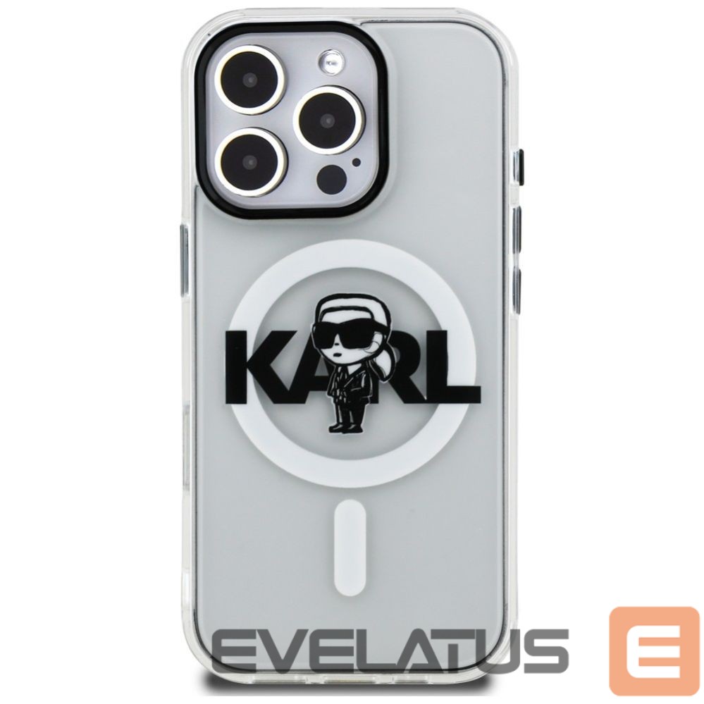 Other goods Karl Lagerfeld Karl Lagerfeld IML Karl Sketch Logo MagSafe Case for iPhone 16 Pro Max - Clear