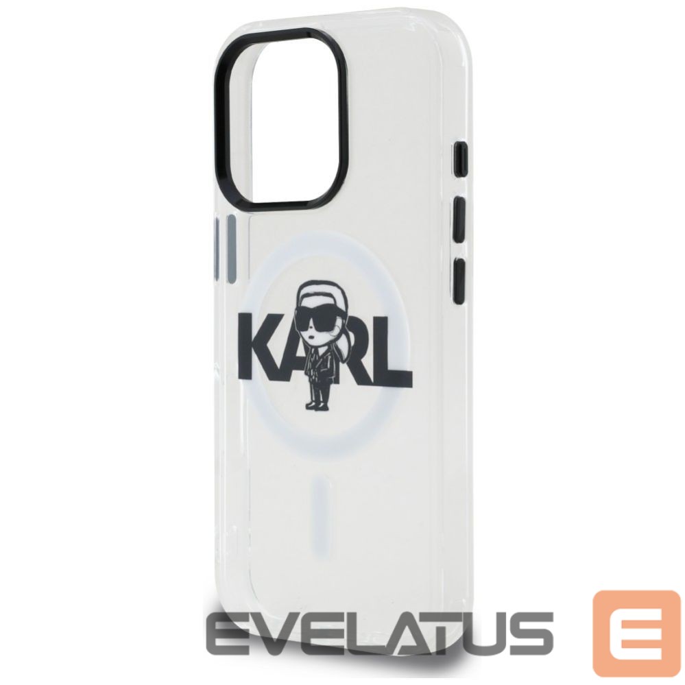 Other goods Karl Lagerfeld Karl Lagerfeld IML Karl Sketch Logo MagSafe Case for iPhone 16 Pro Max - Clear
