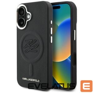 Other goods Karl Lagerfeld  Karl Lagerfeld Initial & Metal Logo MagSafe Case for iPhone 16 - Black 