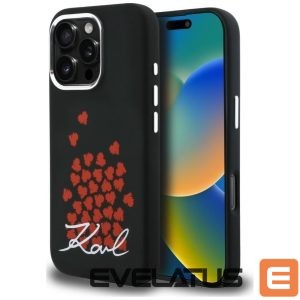 Other goods Karl Lagerfeld  Karl Lagerfeld Silicone Heart Sign Logo MagSafe Case for iPhone 16 Pro Max - Black 