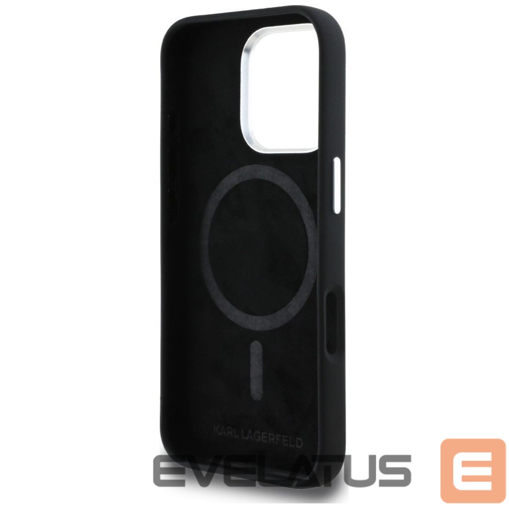 Other goods Karl Lagerfeld Karl Lagerfeld Silicone Heart Sign Logo MagSafe Case for iPhone 16 Pro Max - Black