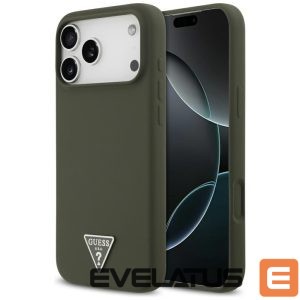Other goods Guess  Guess Silicone Triangle Logo MagSafe Case for iPhone 17 Pro Max - Green 