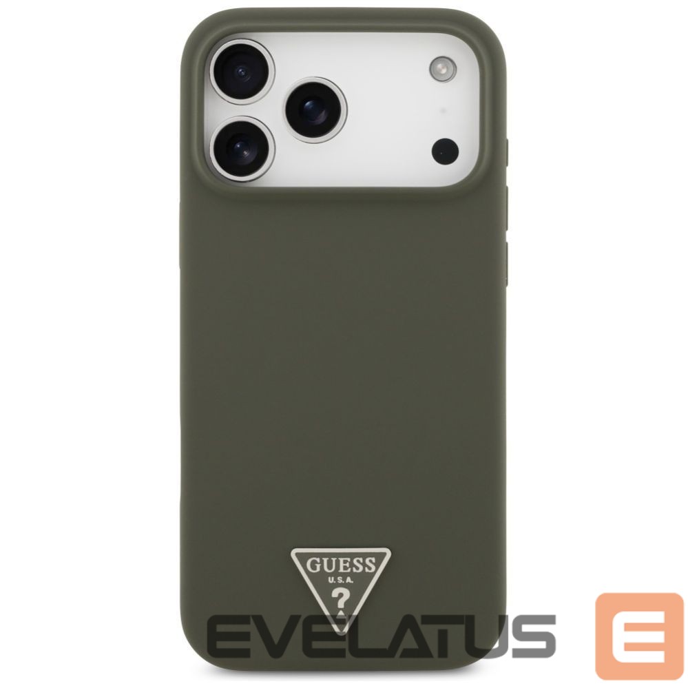 Other goods Guess Guess Silicone Triangle Logo MagSafe Case for iPhone 17 Pro Max - Green