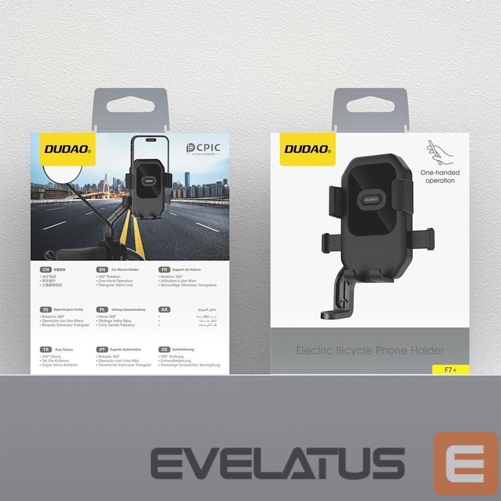 Other goods Dudao Dudao F7+ holder for bike, motorcycle, scooter - black