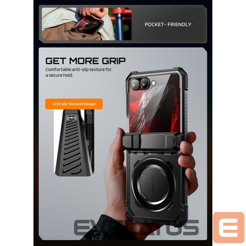 Other goods Supcase Supcase UB Grip Mag MagSafe Case for Samsung Galaxy Z Flip 8 - Black