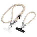 Other goods Tech-Protect  Tech-Protect C10S Crossbody Phone Lanyard (114 cm) + Wrist Strap (31 cm) - Beige Titanium 