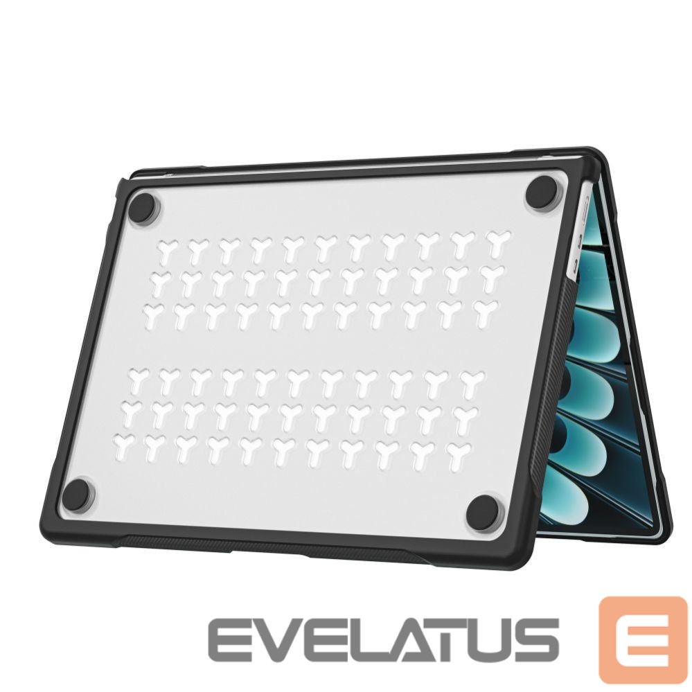 Other goods Tech-Protect Tech-Protect Velar Case for MacBook Air 13" 2023 / 2024 / 2025 / 2026 - Transparent Black