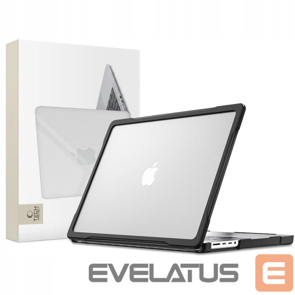 Other goods Tech-Protect Tech-Protect Velar Case for MacBook Pro 14" 2021 / 2023 / 2025 / 2026 - Transparent Black