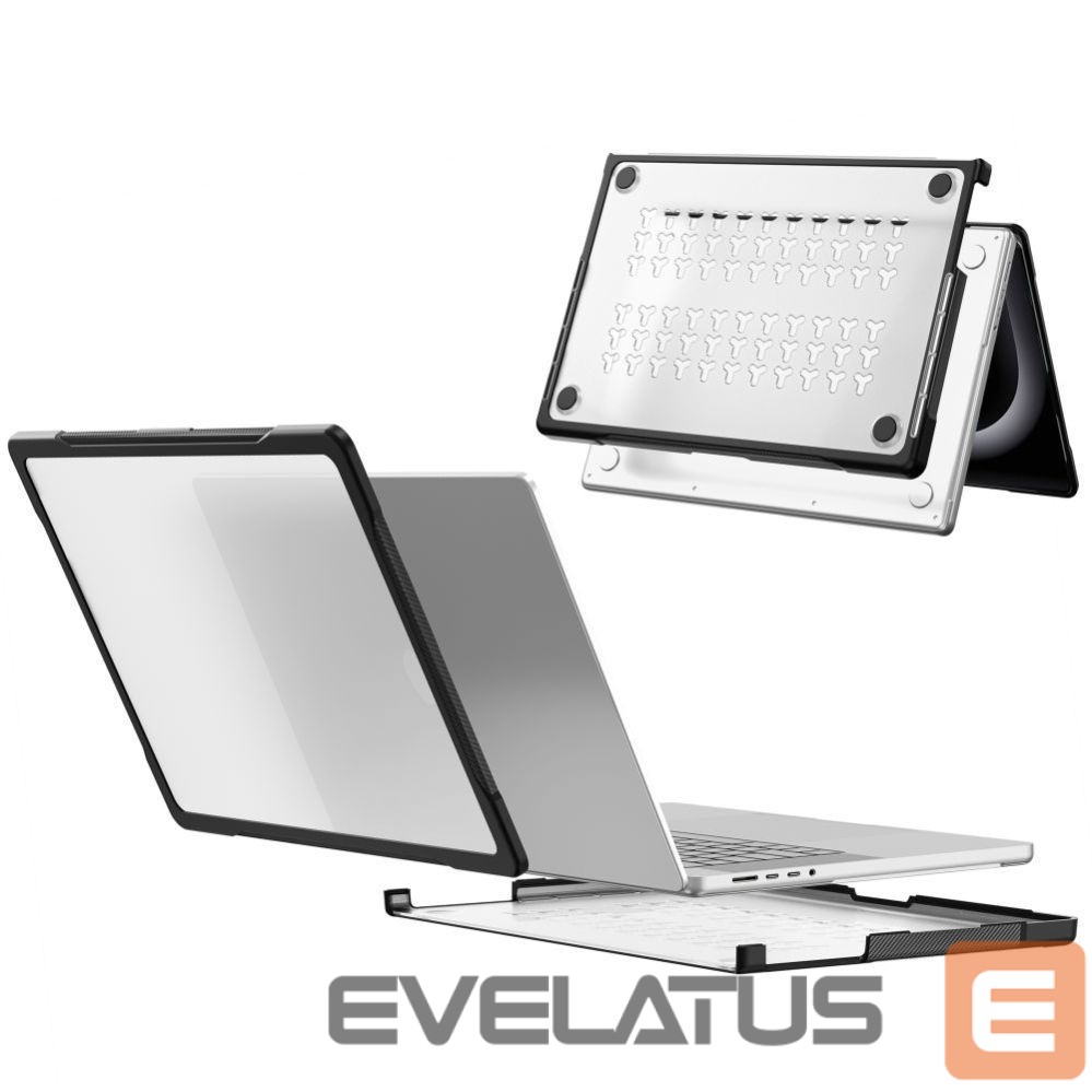 Other goods Tech-Protect Tech-Protect Velar Case for MacBook Pro 16" 2021 / 2023 / 2025 / 2026 - Transparent Black