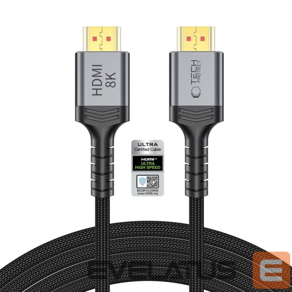 Other goods Tech-Protect Tech-Protect UltraBoost HDMI 2.1 4K 120HZ / 8K 60HZ cable 300 cm - black
