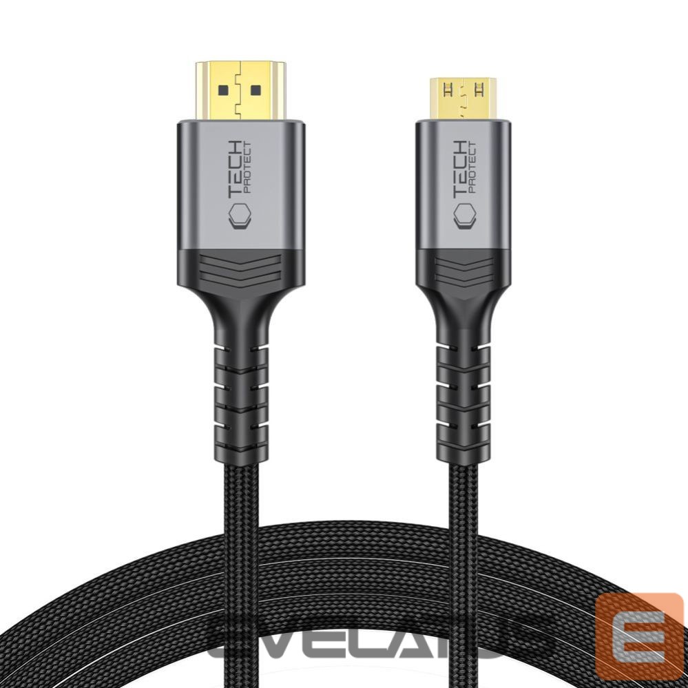 Other goods Tech-Protect Tech-Protect UltraBoost Mini HDMI to HDMI 2.1 8K 60HZ Cable 200 cm - Black