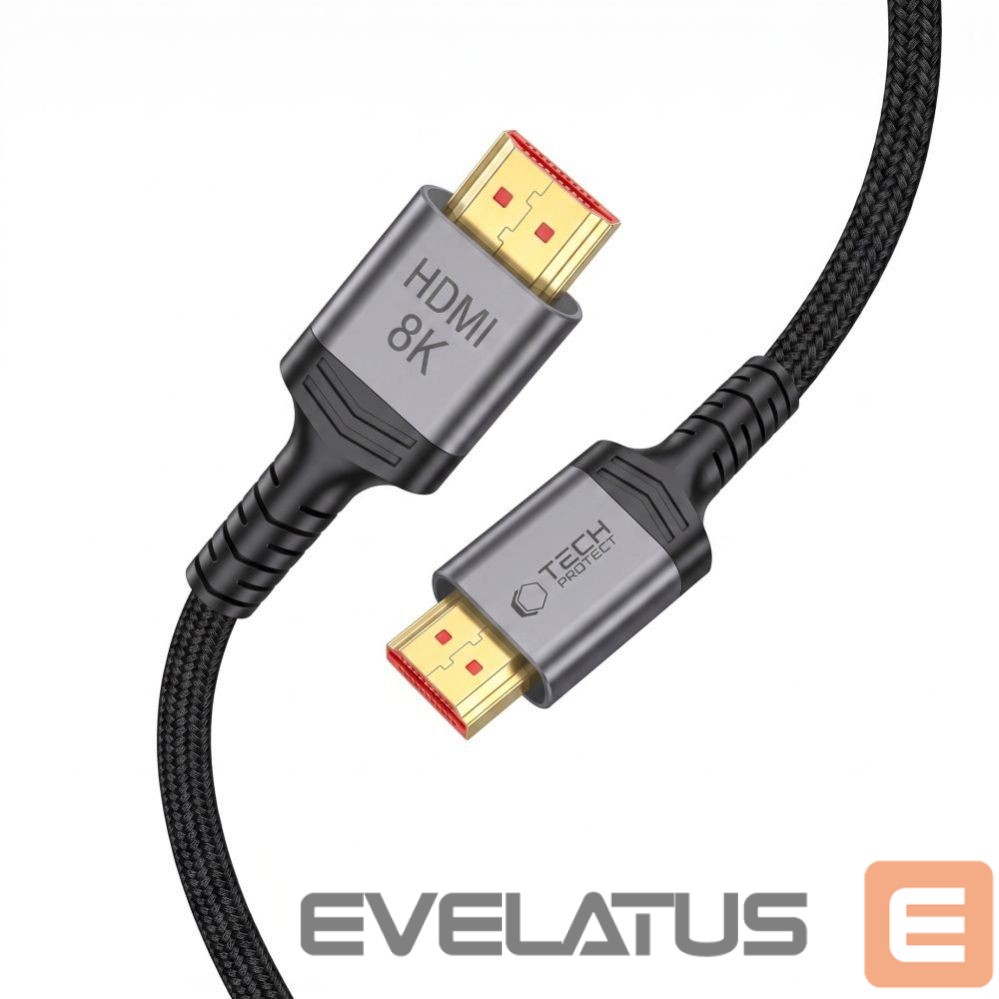 Other goods Tech-Protect Tech-Protect UltraBoost HDMI 2.1 4K 120HZ / 8K 60HZ cable 100 cm - black