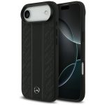 Other goods Mercedes-Benz  Mercedes Leather Laurel Leaves Stripes MagSafe Case for iPhone 17 Air - Black 