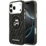 Other goods Karl Lagerfeld  Karl Lagerfeld IML Glitter Karl&Choupette Heads Logo MagSafe Case for iPhone 17 Pro Max - Black 