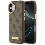 Other goods Guess  Guess 4G Logo Plate MagSafe case for iPhone 17 - brown 