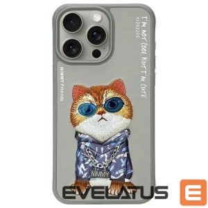 Other goods Nimmy  Nimmy Glasses Cool Cat Case for iPhone 15 Pro - Gray 