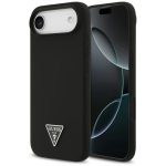 Back panel cover Guess  Guess Silicone Triangle Logo MagSafe Case for iPhone 17 Air - Black 