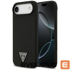 Back panel cover Guess  Guess Silicone Triangle Logo MagSafe Case for iPhone 17 Air - Black 