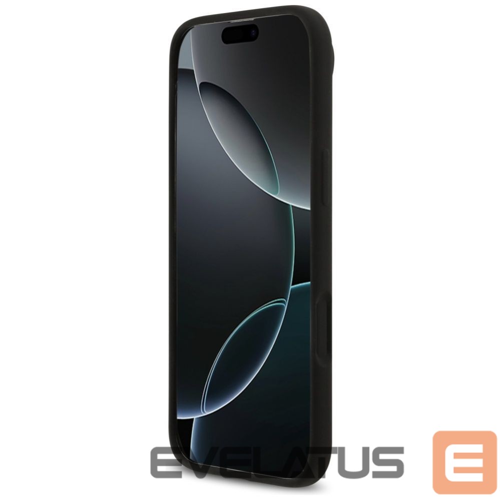 Back panel cover Guess Guess Silicone Triangle Logo MagSafe Case for iPhone 17 Air - Black