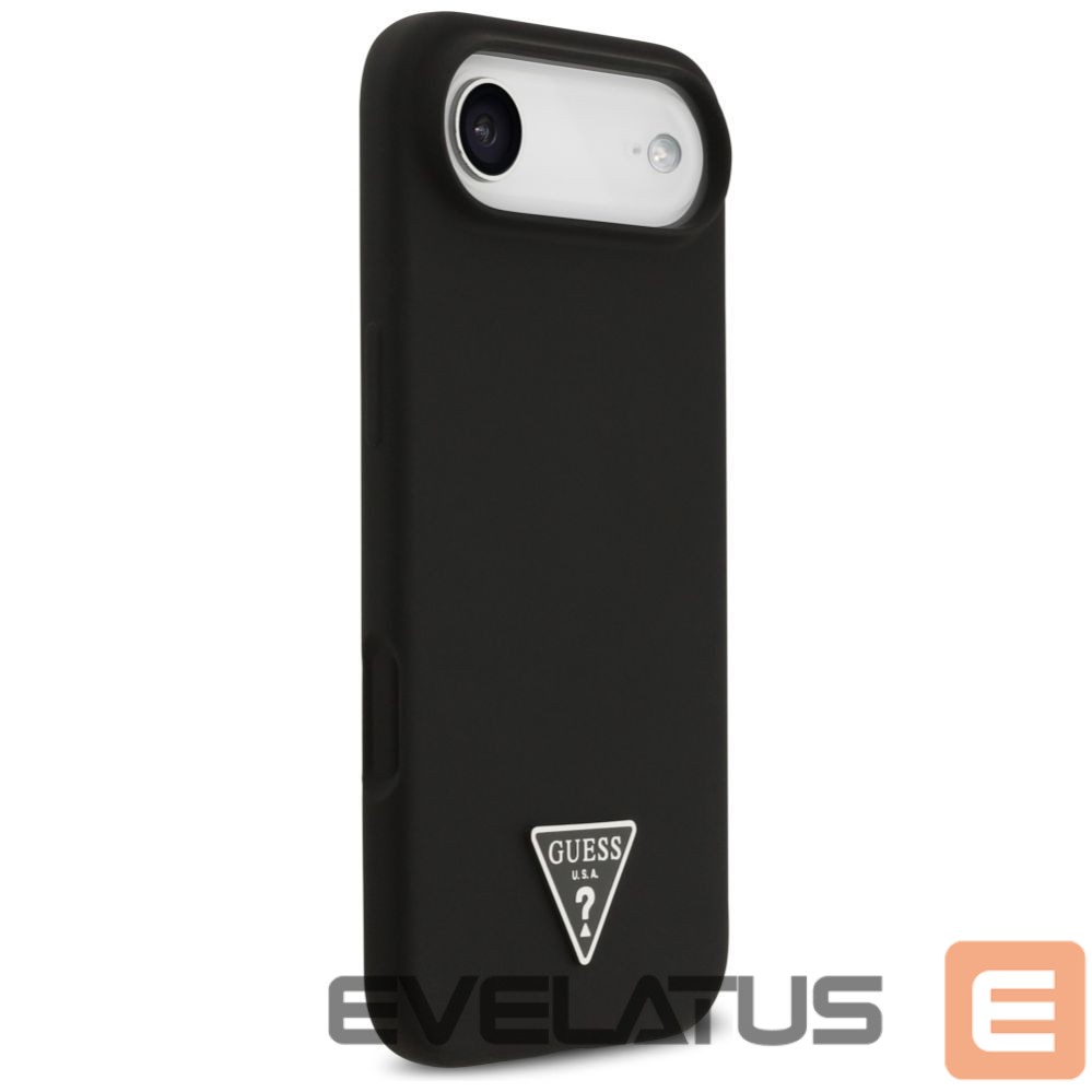 Back panel cover Guess Guess Silicone Triangle Logo MagSafe Case for iPhone 17 Air - Black