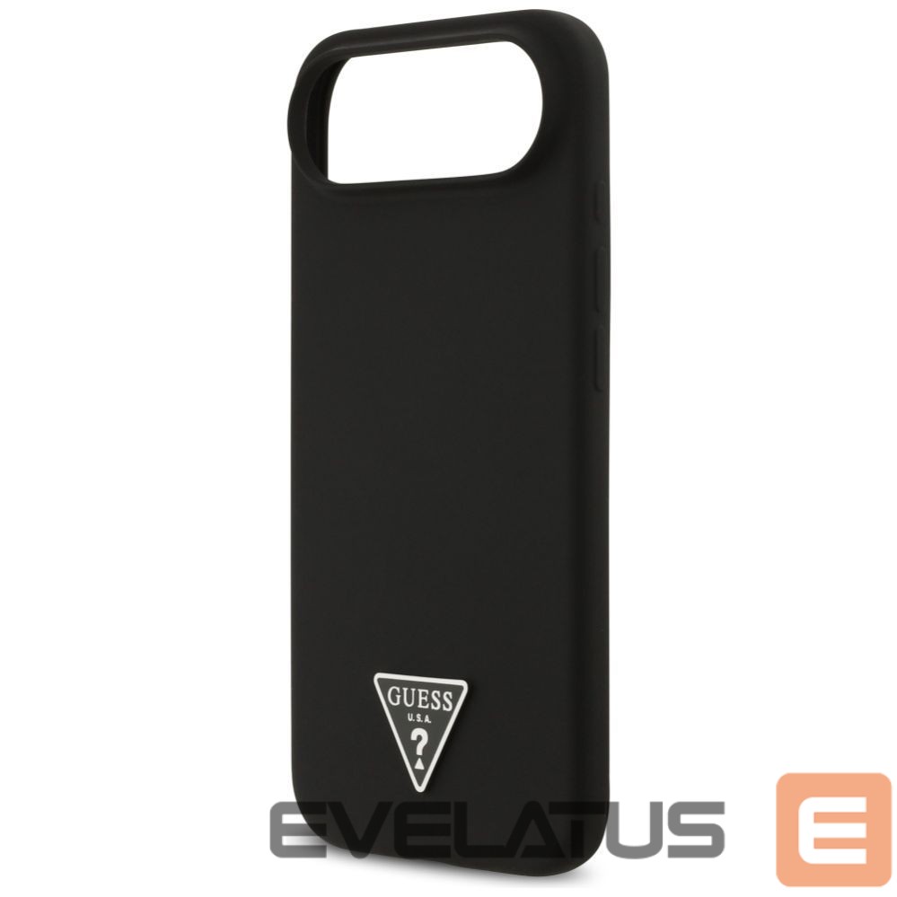 Back panel cover Guess Guess Silicone Triangle Logo MagSafe Case for iPhone 17 Air - Black
