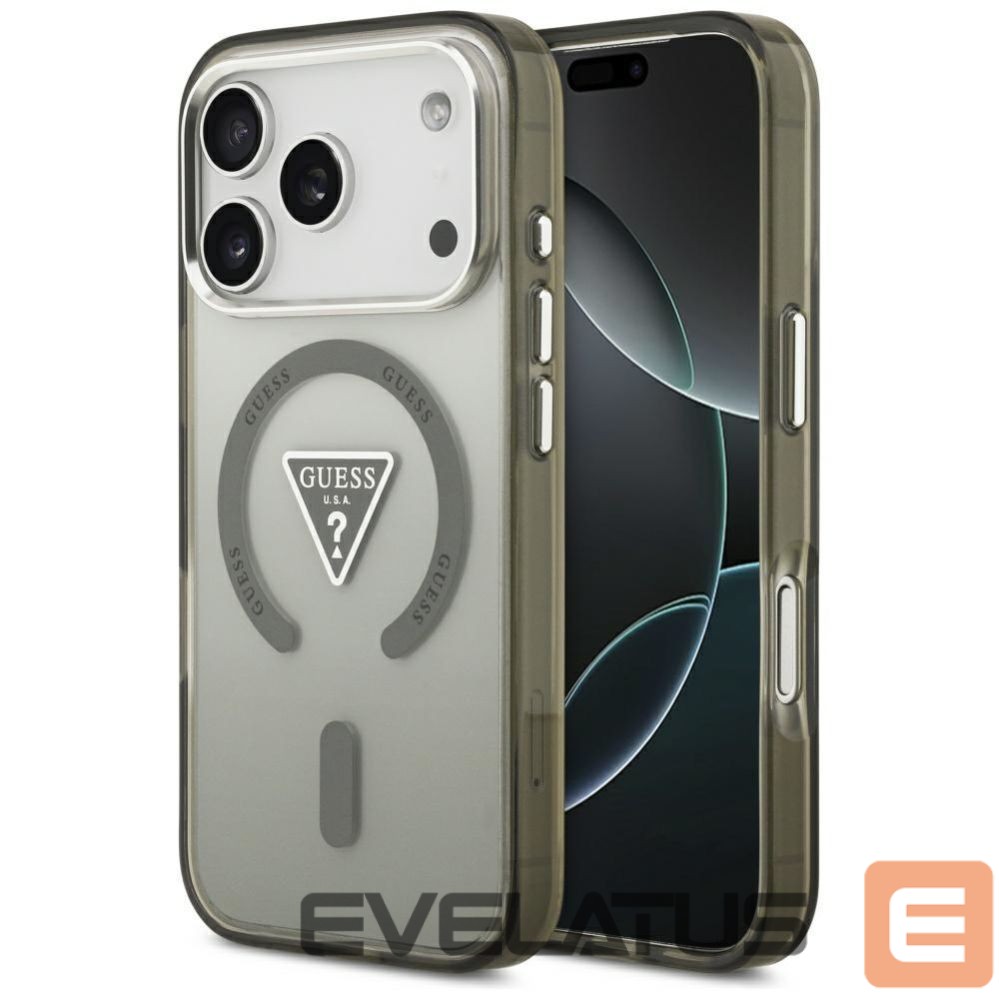 Back panel cover Guess Guess IML Gradient Triangle Logo MagSafe Case for iPhone 17 Pro Max - Green